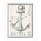 Stupell Industries Nautical Boat Anchor Watercolor Gray Framed Wall Art